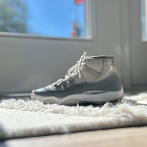 Jordan 11s cool grays in a size 6.5